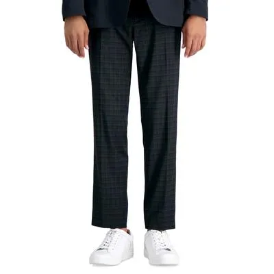 Kenneth Cole Reaction Mens Skinny fit Dress Pants 38 / 29 Black Plaid