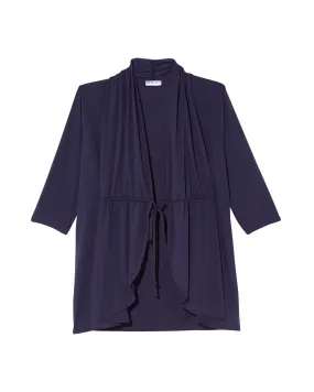 Kiki Drawstring Cardigan | Navy