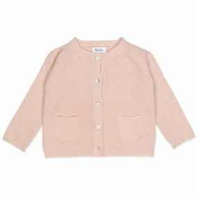 lalaby Powder Cashmere Bobbie Cardigan