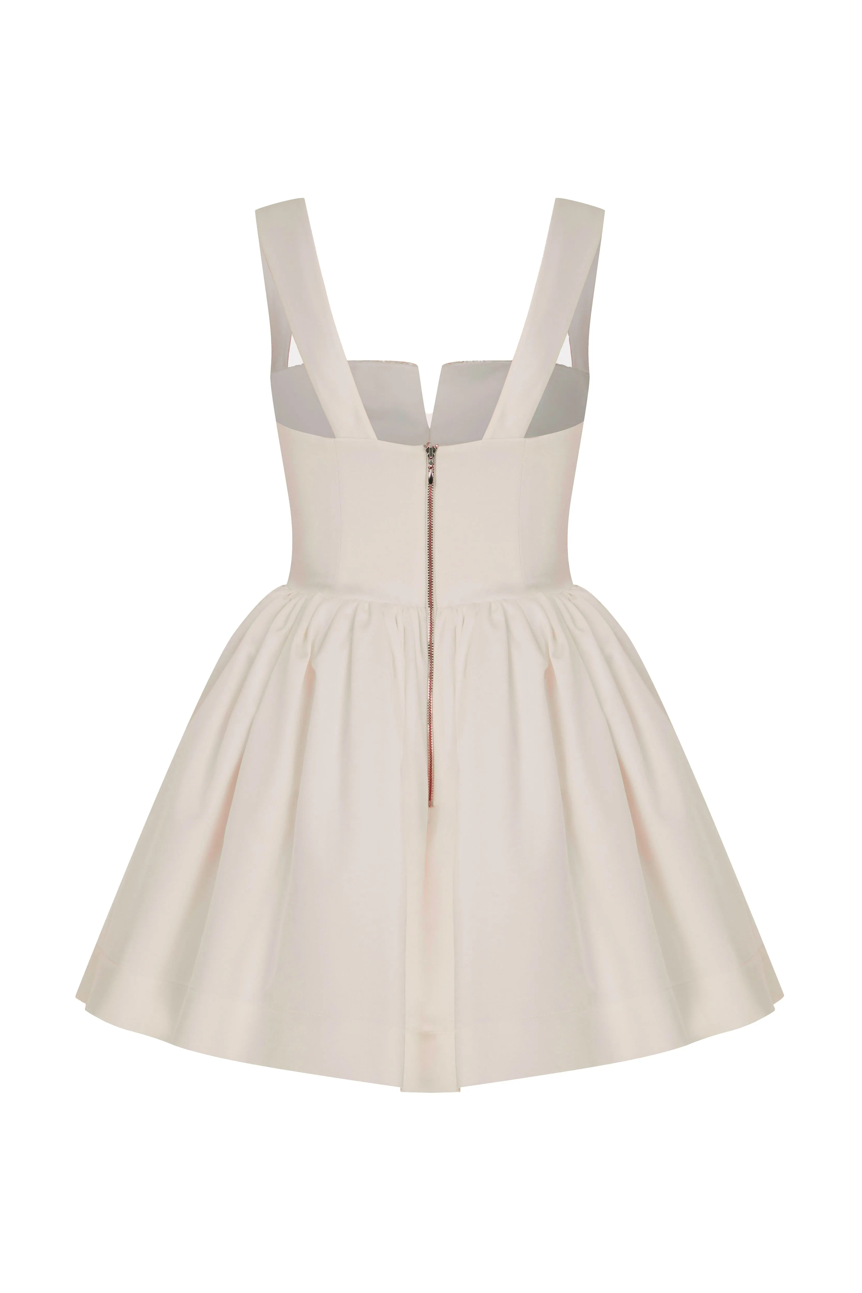 Leanne Satin Mini Dress in Sorbet