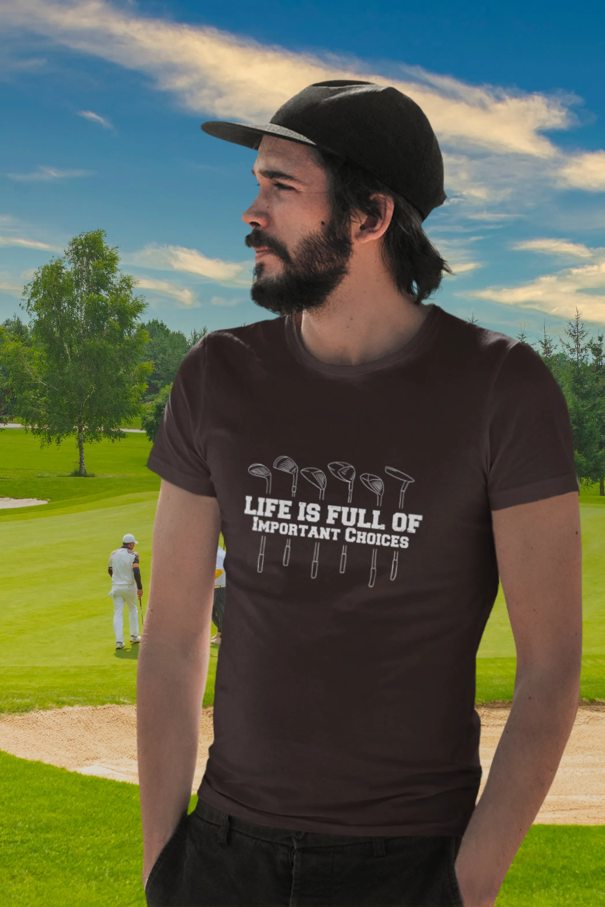 Life is Full Of Important Choices Printed T-shirt for men
