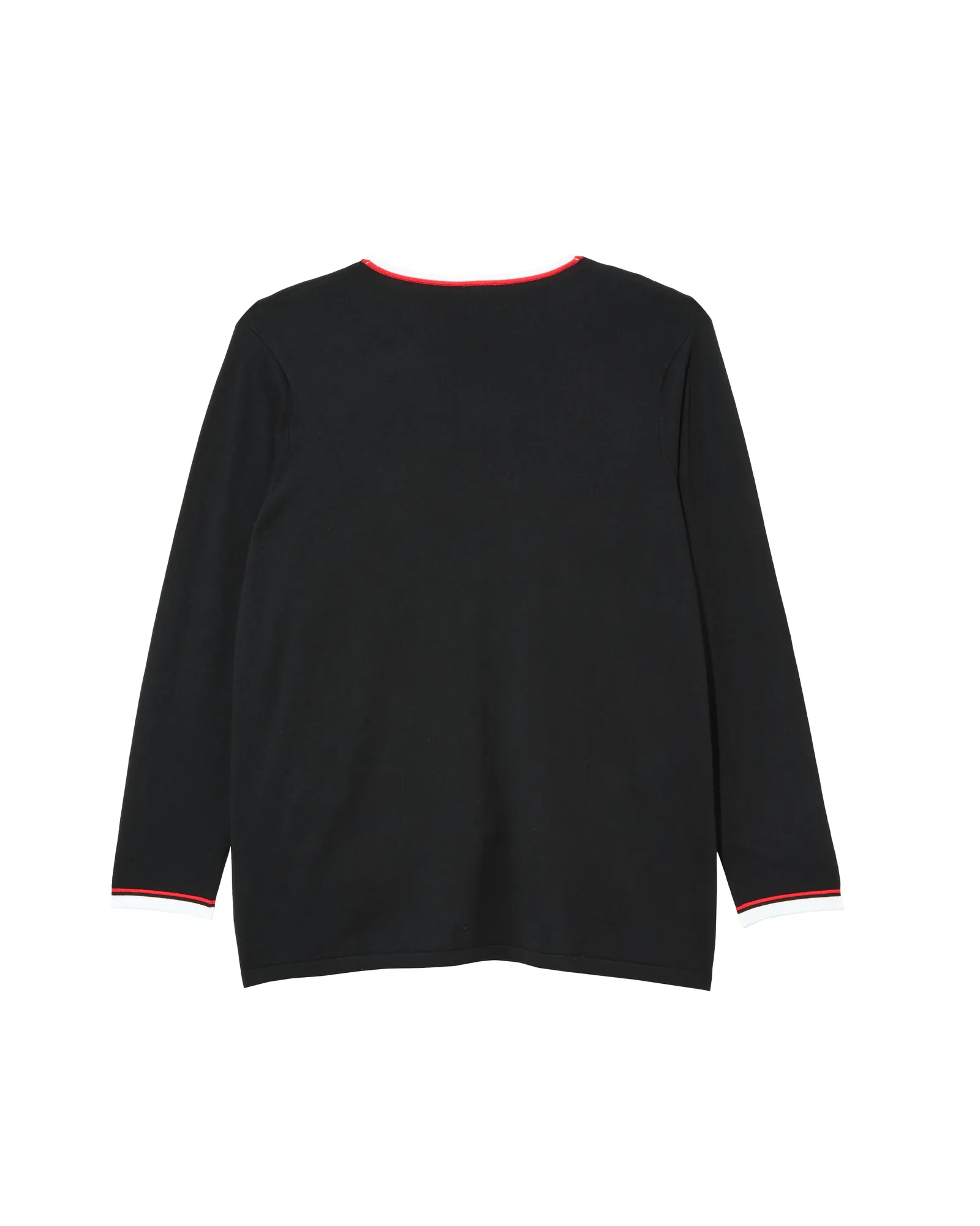 Lila Cardigan | Black / Red