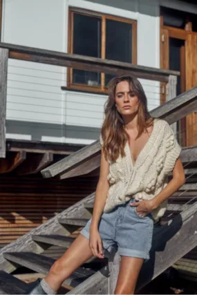Little Lies - Georgia Vest Ivory