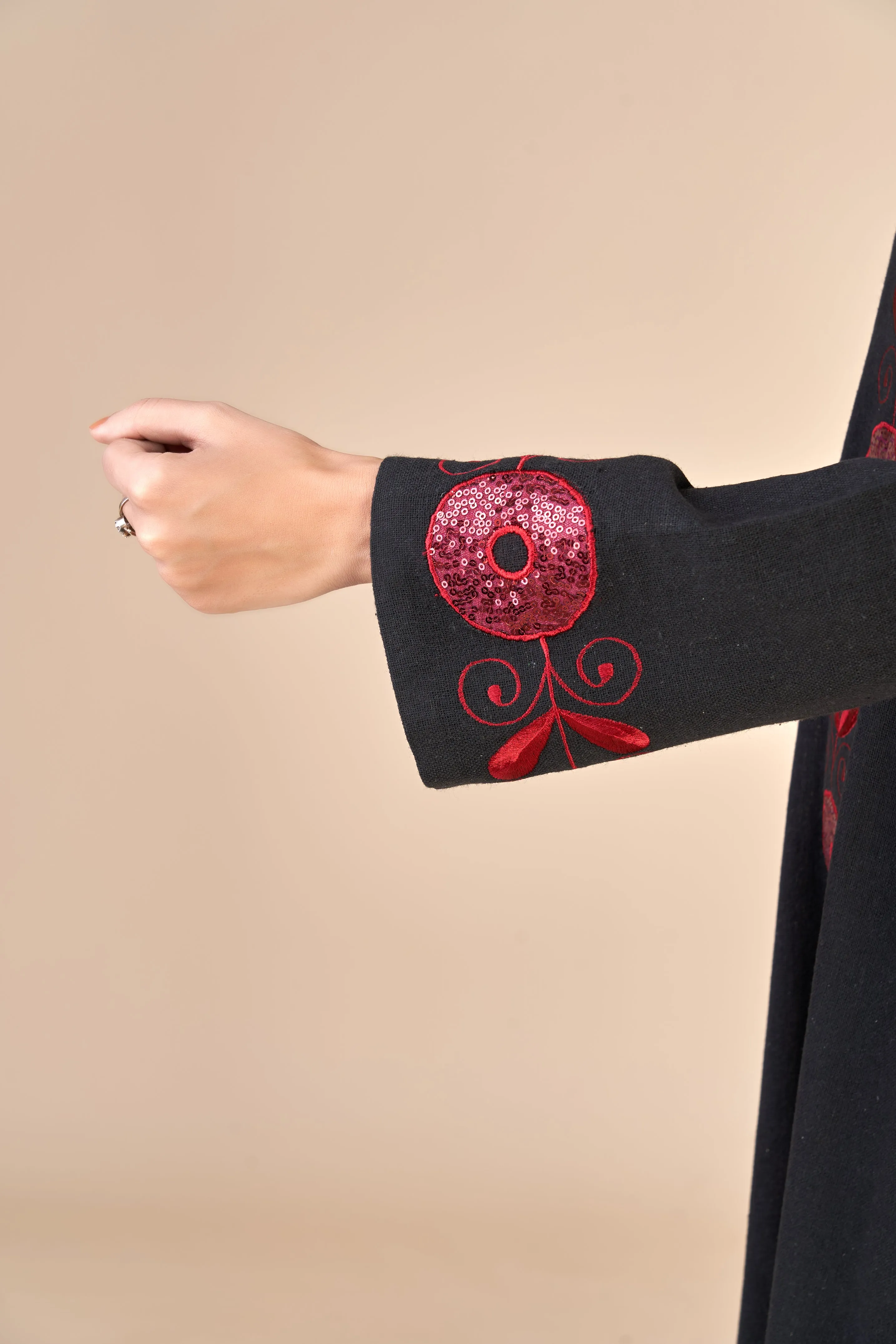 LONG DRESS (EMBROIDERED) W24-F43