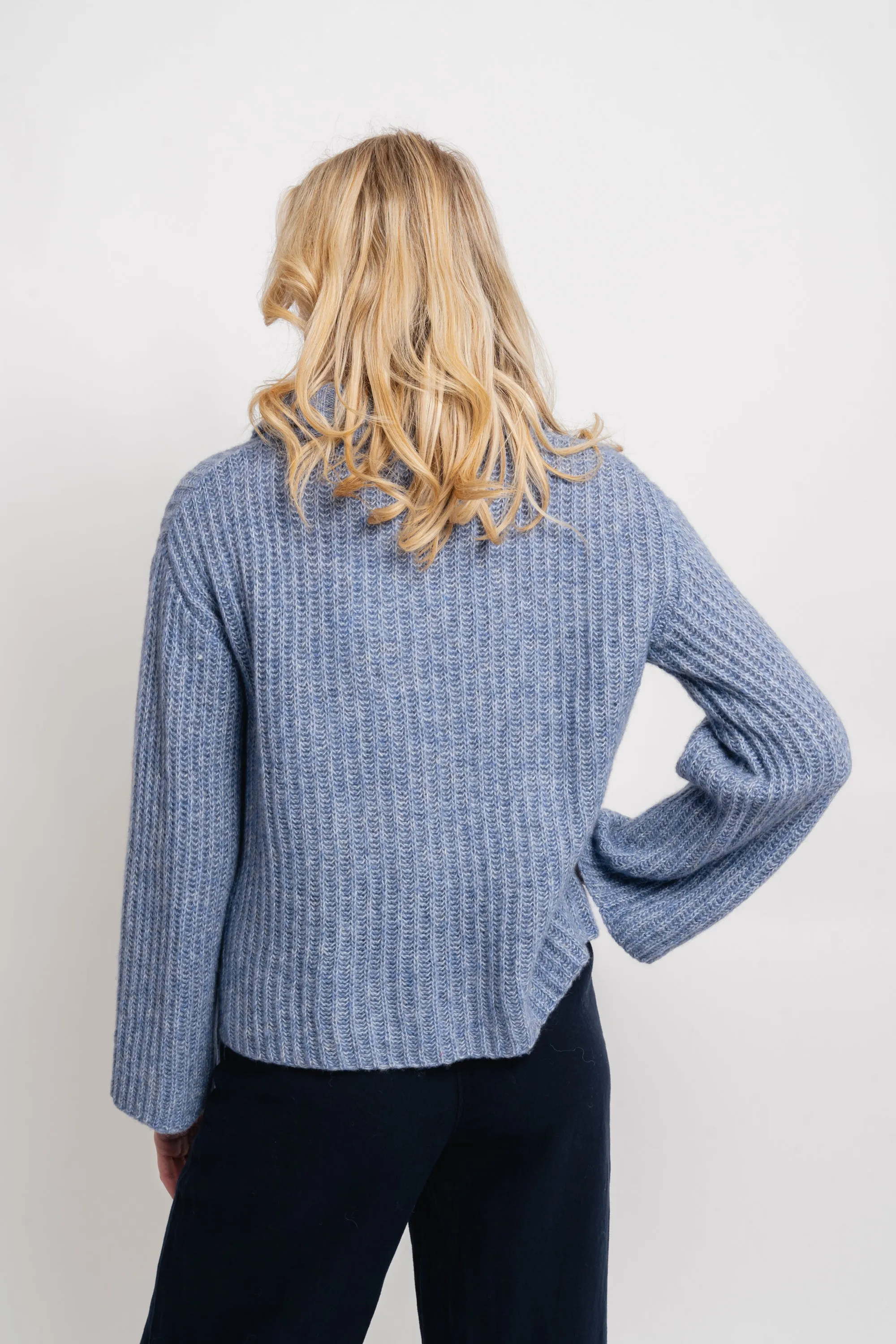 Majken Cardigan - Faded Denim