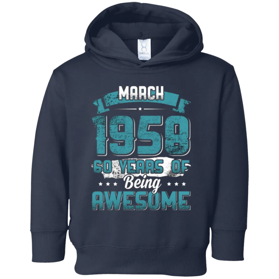 March 1958 Birthday 60 Years Of Being Awesome T-Shirt