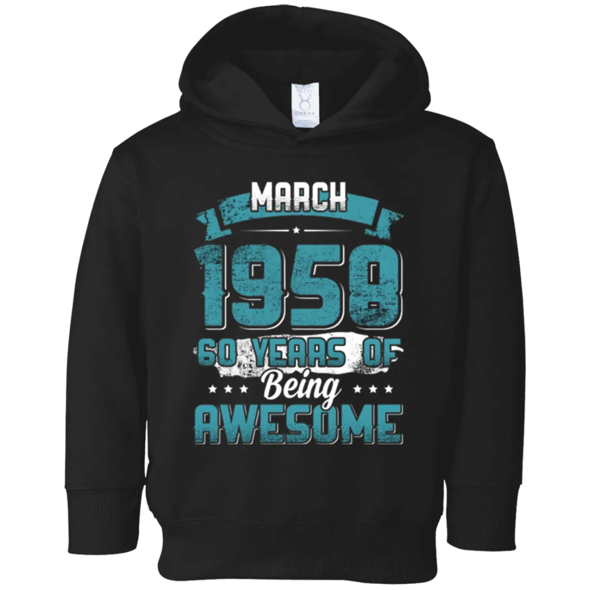 March 1958 Birthday 60 Years Of Being Awesome T-Shirt
