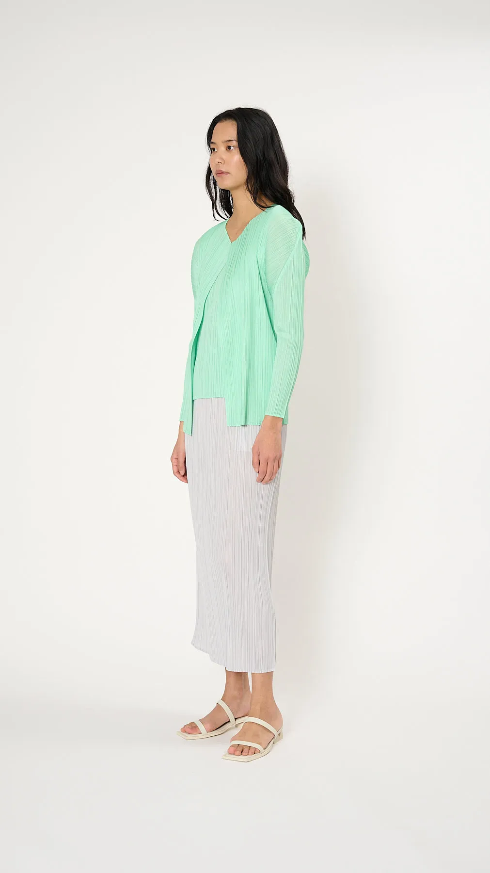 March Monthly Colors Cardigan in Mint Green