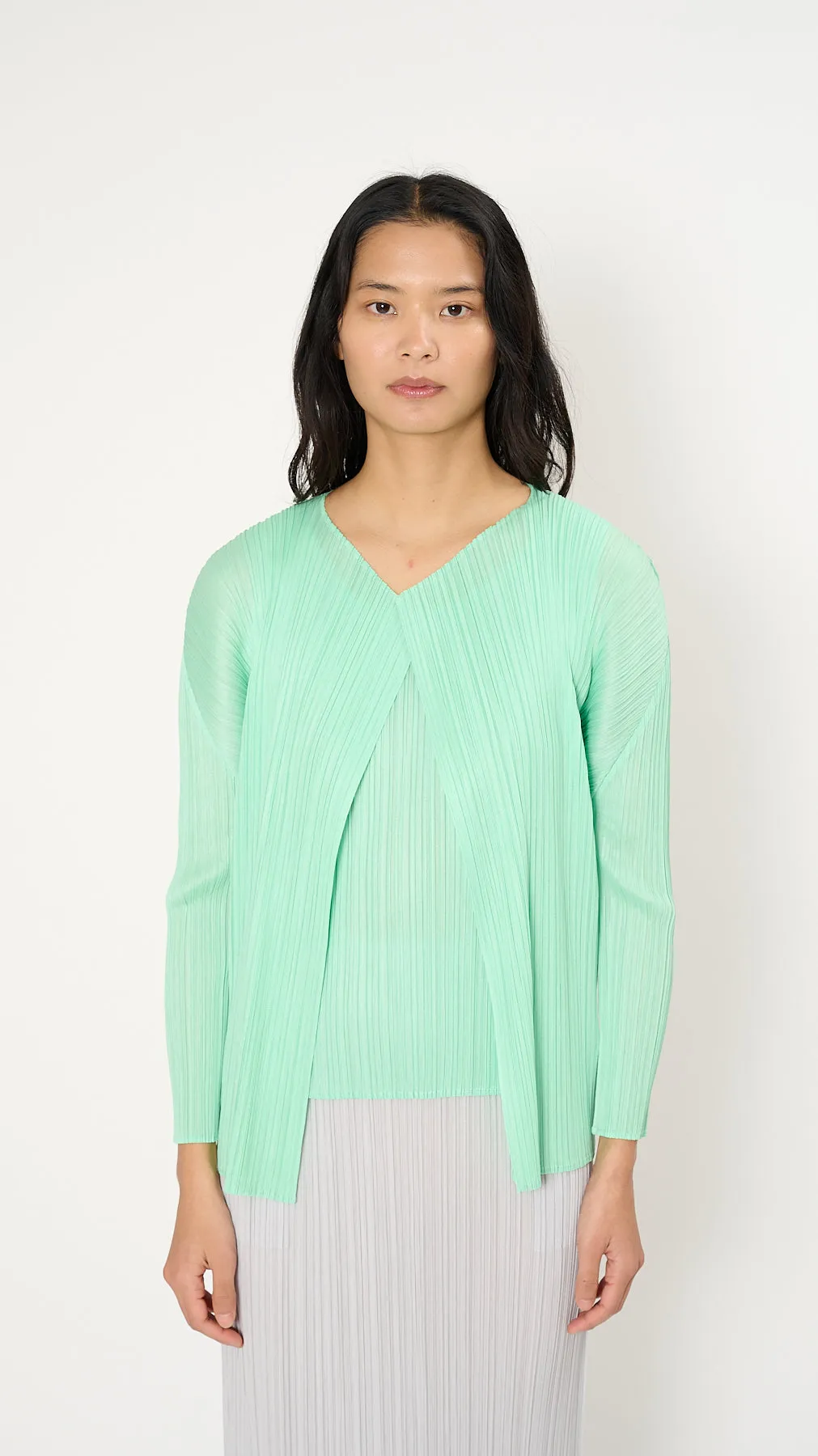 March Monthly Colors Cardigan in Mint Green