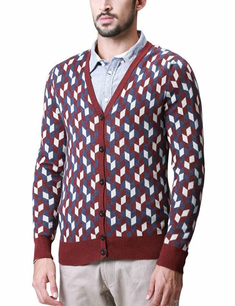 Match Men's Fashion Casual Cardigan Sweater