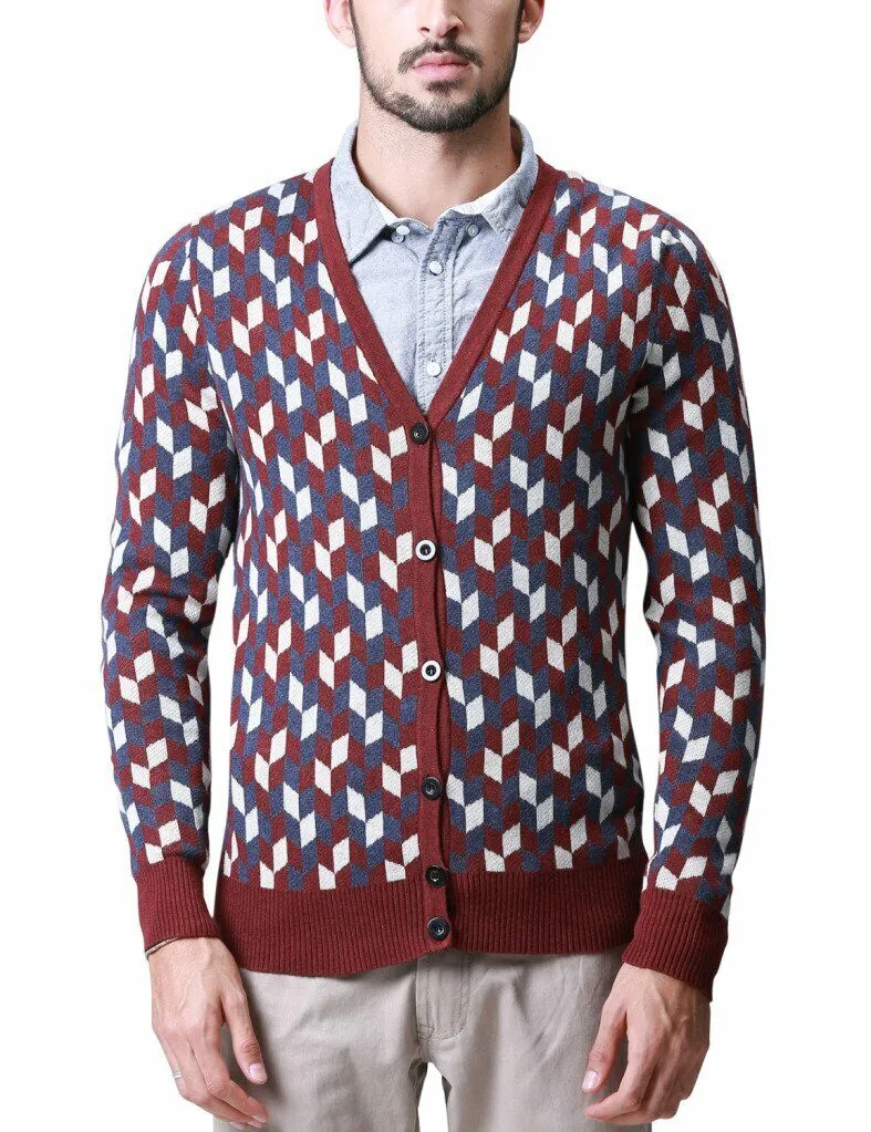 Match Men's Fashion Casual Cardigan Sweater
