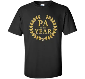 Men's Pa of the Year T Shirt - Greatest Ever Award Day Tee