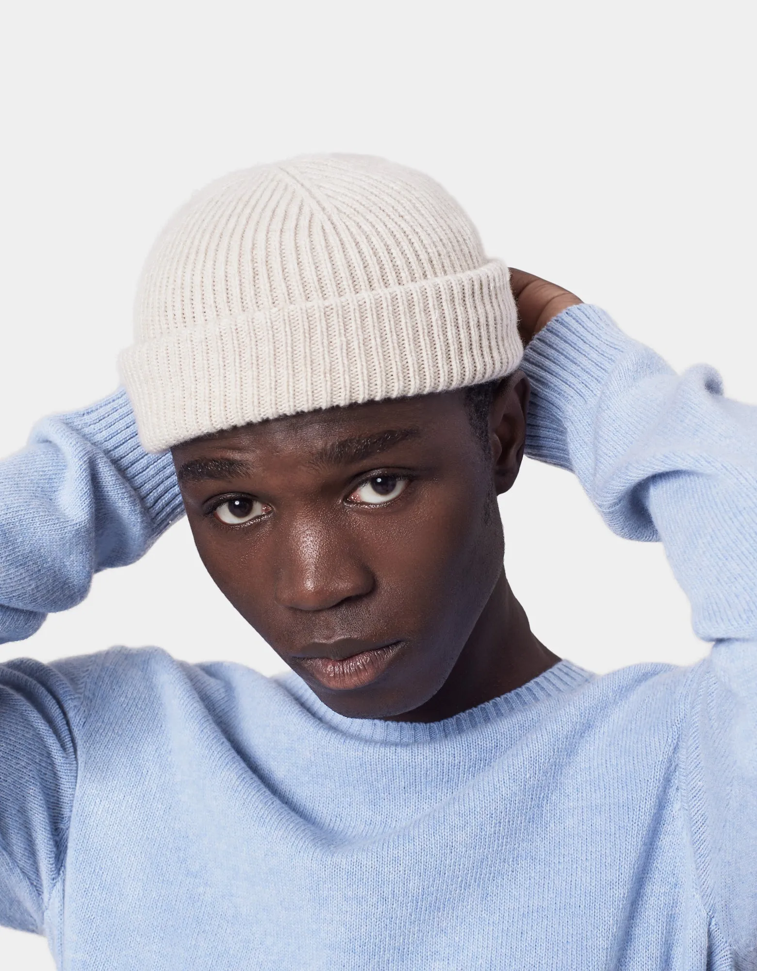 Merino Wool Beanie - Raspberry Pink