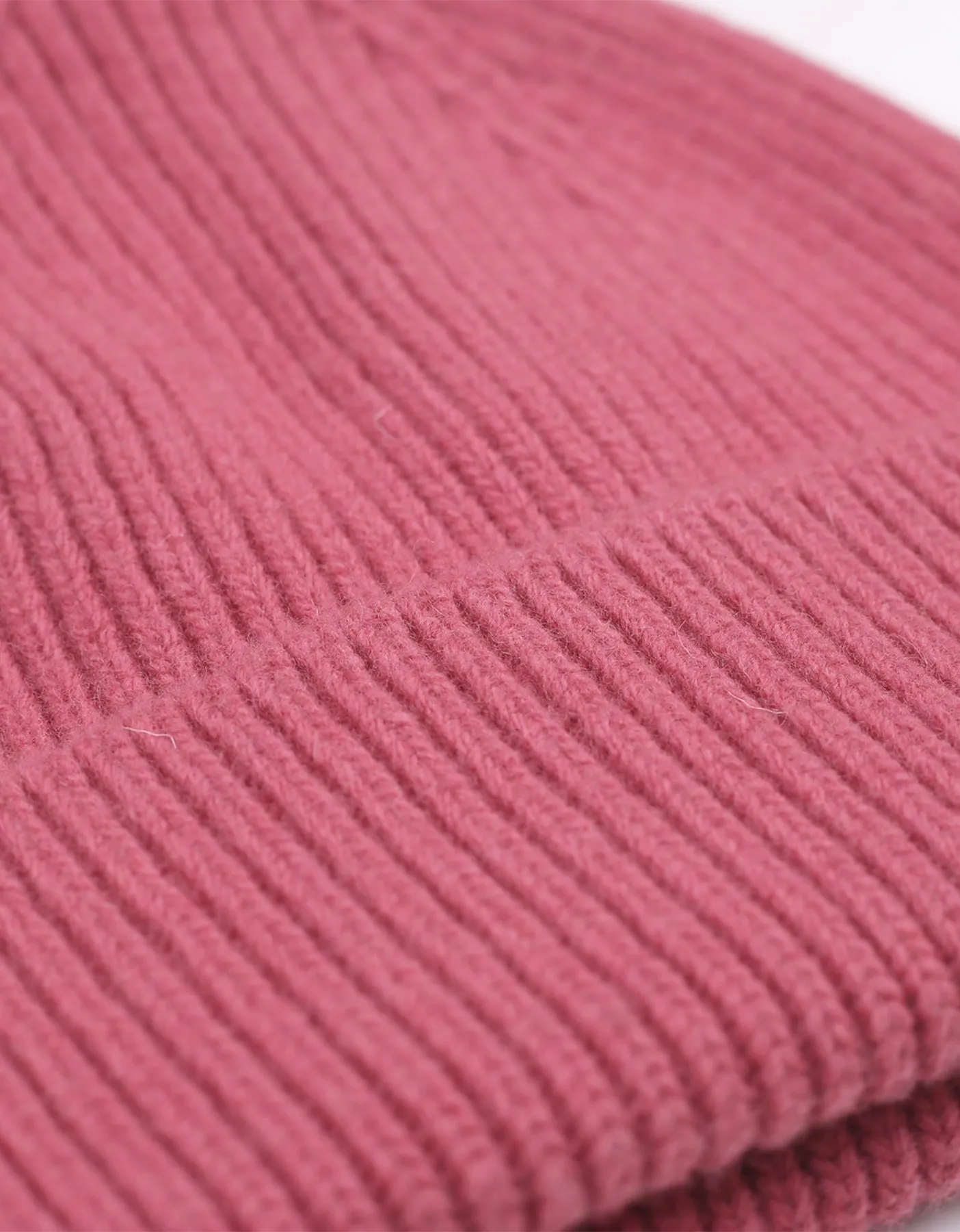 Merino Wool Beanie - Raspberry Pink