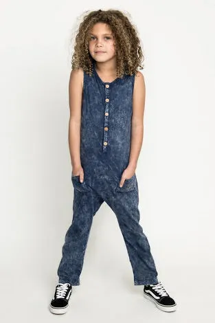 Missie Munster Mae Jumpsuit - Washed Denim