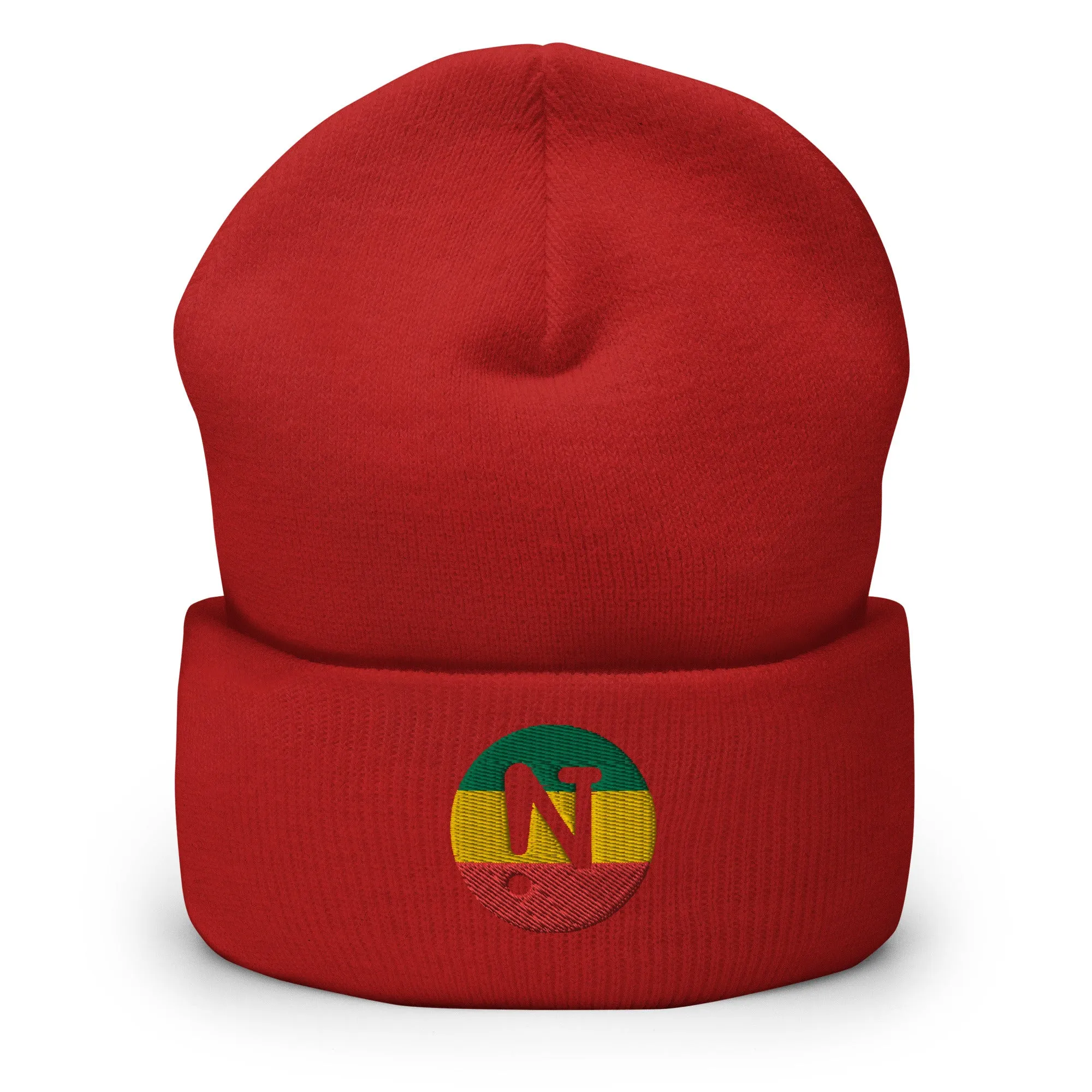 !N Rasta Cuffed Beanie
