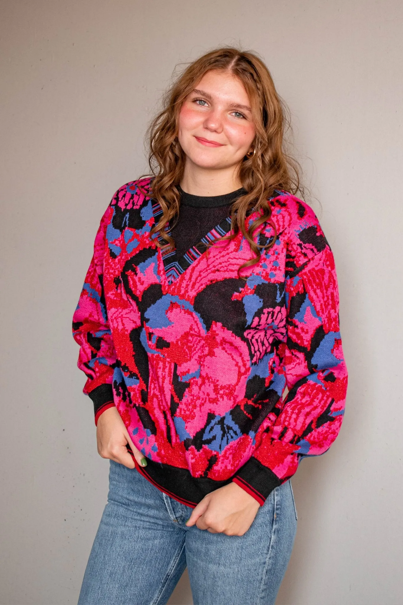 New Floral Sweater