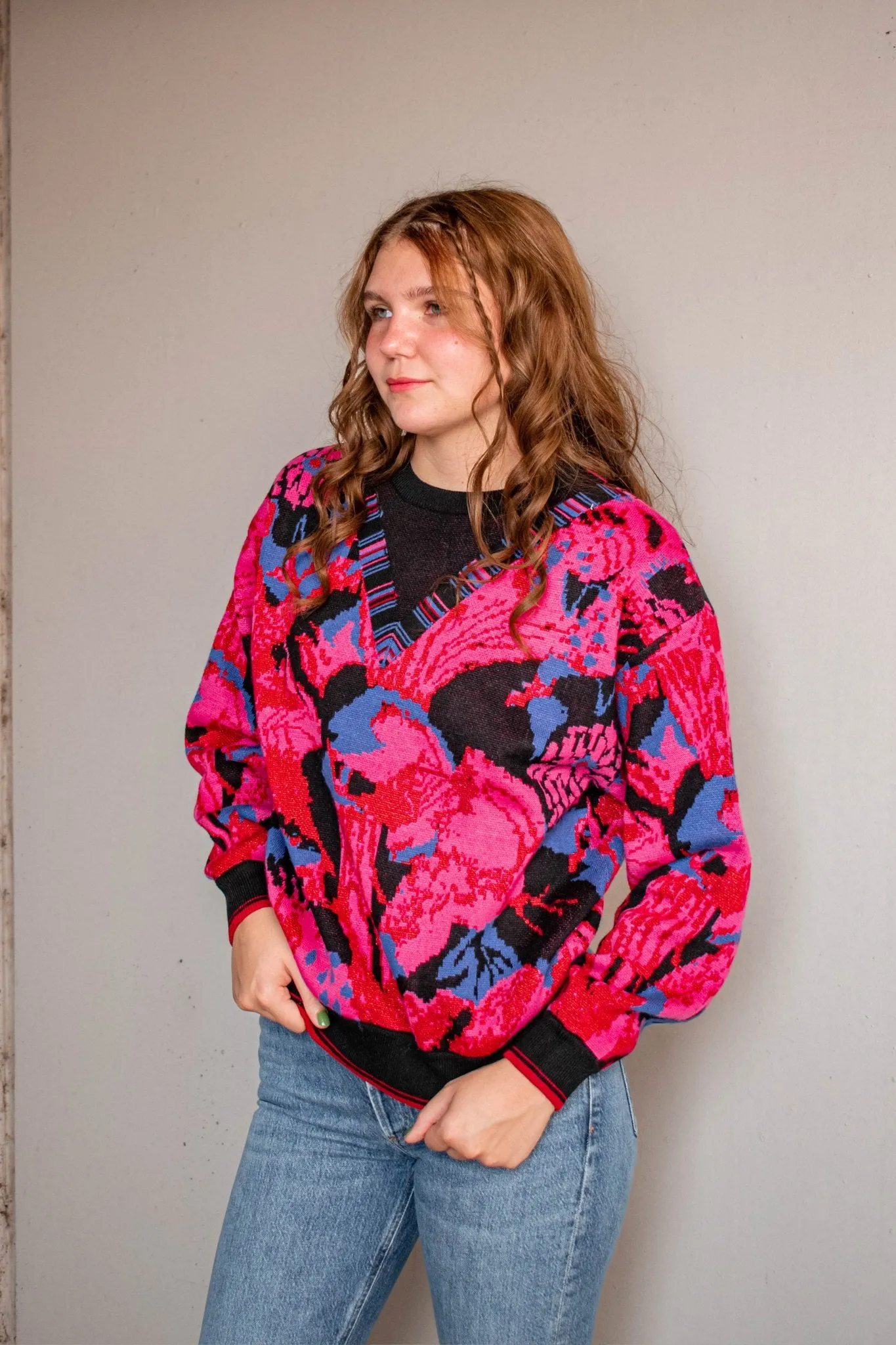 New Floral Sweater