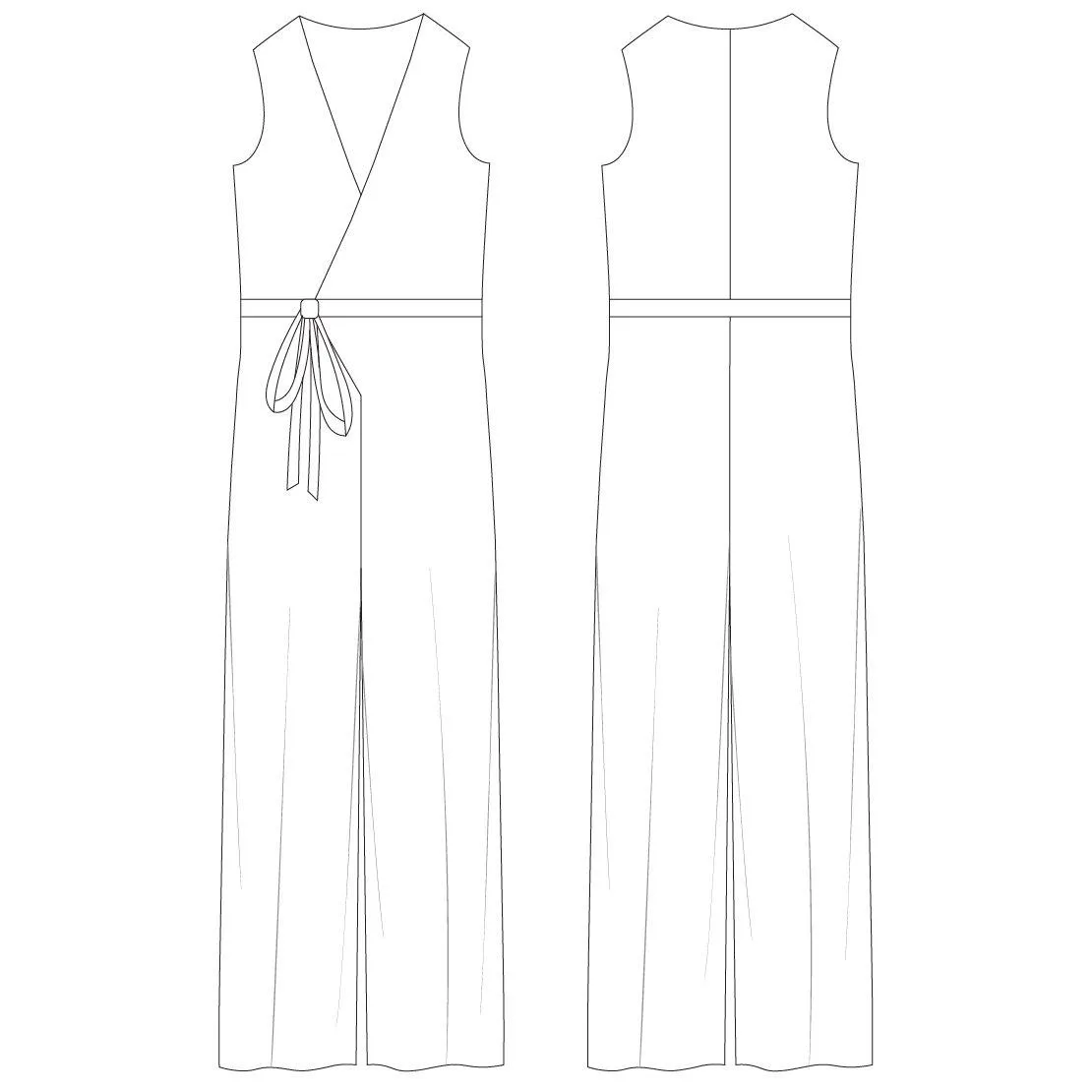 PDF - 1930s Pattern - 'Day or Night' Jumpsuit, Beachwear, Lounging Pajamas - 'Easy to Sew' -  Bust 35" - 51" (89 - 129.5cm) - Download