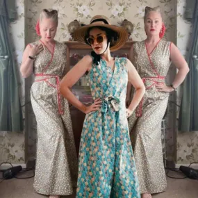 PDF - 1930s Pattern - 'Day or Night' Jumpsuit, Beachwear, Lounging Pajamas - 'Easy to Sew' -  Bust 35" - 51" (89 - 129.5cm) - Download