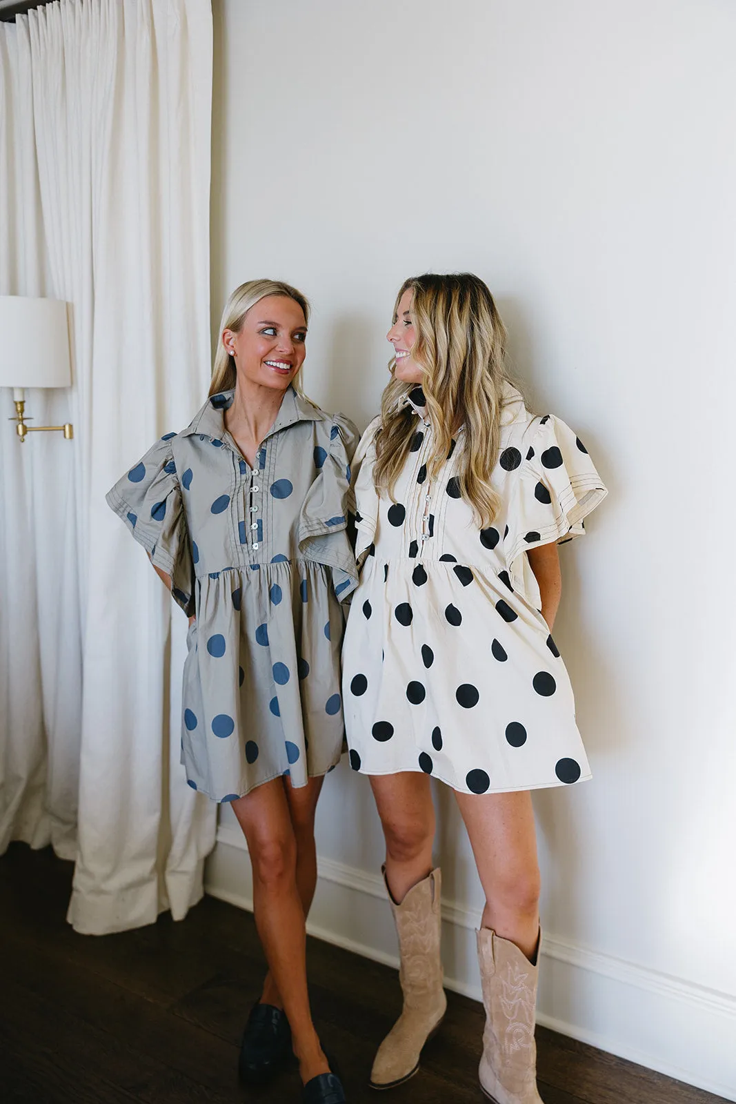 Pippa Mini Dress - Taupe