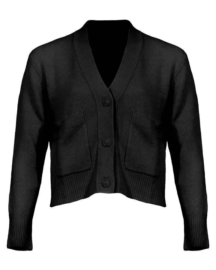 Pocket Vee Cardigan