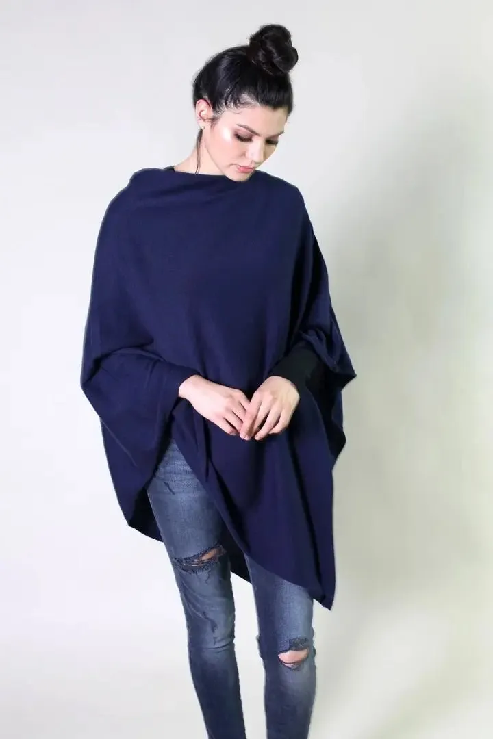 Ponchos for Women - Soft, Versatile Knit Poncho for All Seasons.