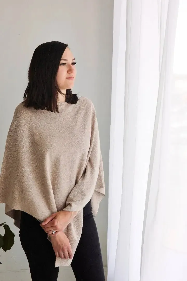 Ponchos for Women - Soft, Versatile Knit Poncho for All Seasons.