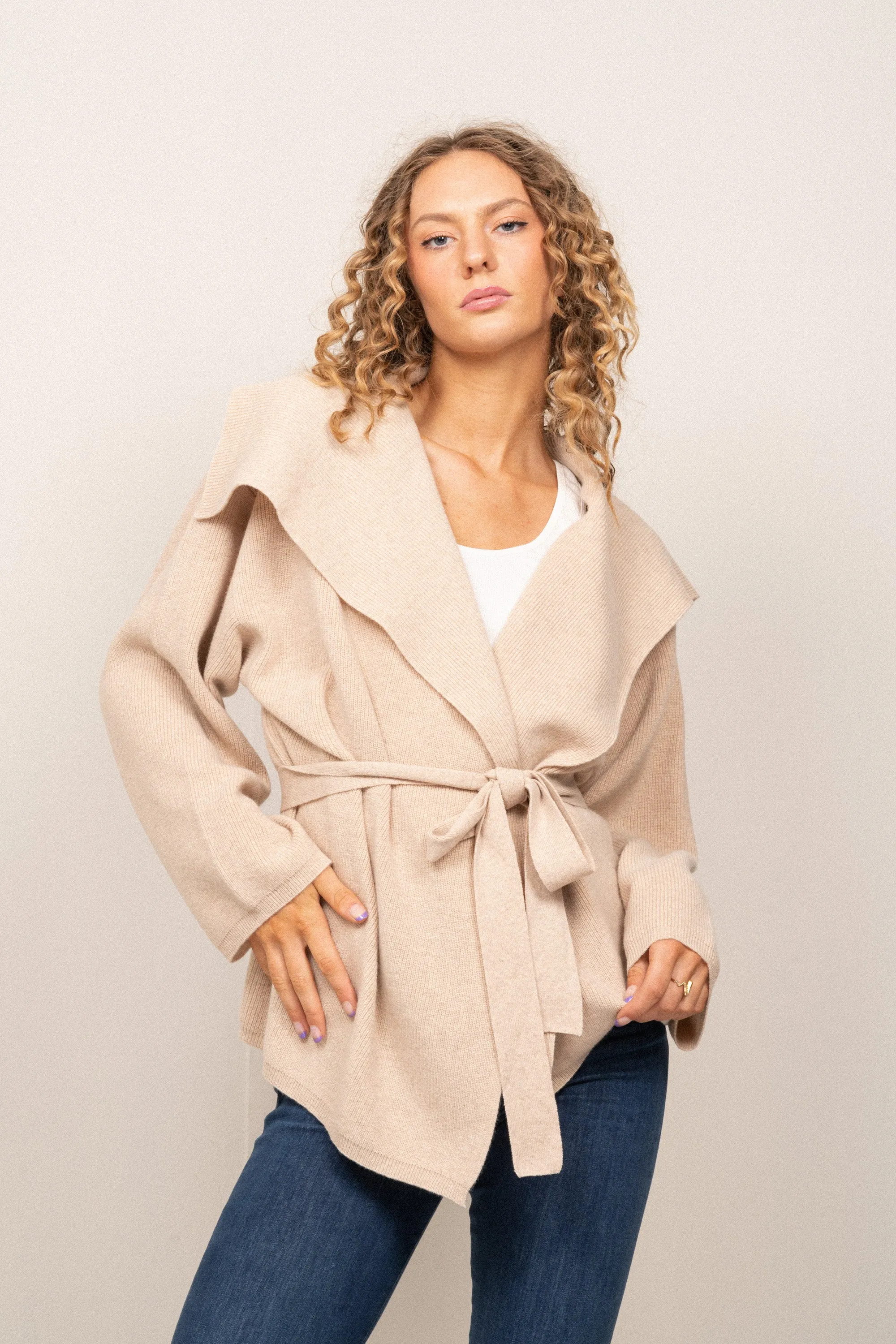 Port Cardigan HT - Beige