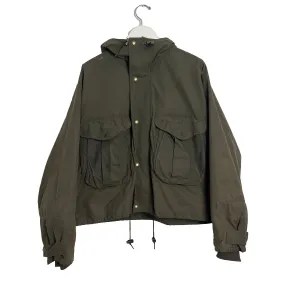 Rare Cropped Waxed Parka Jacket