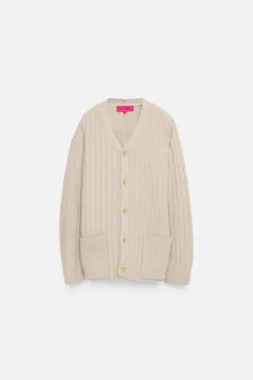 Ribbed Cigar Cardigan
