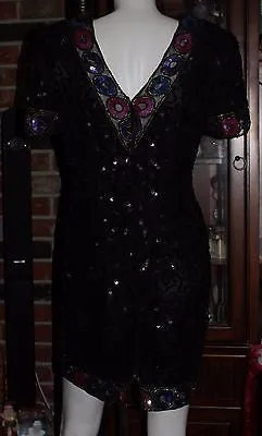 Robert Anthony Dress Beaded Size 6