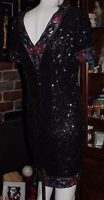 Robert Anthony Dress Beaded Size 6