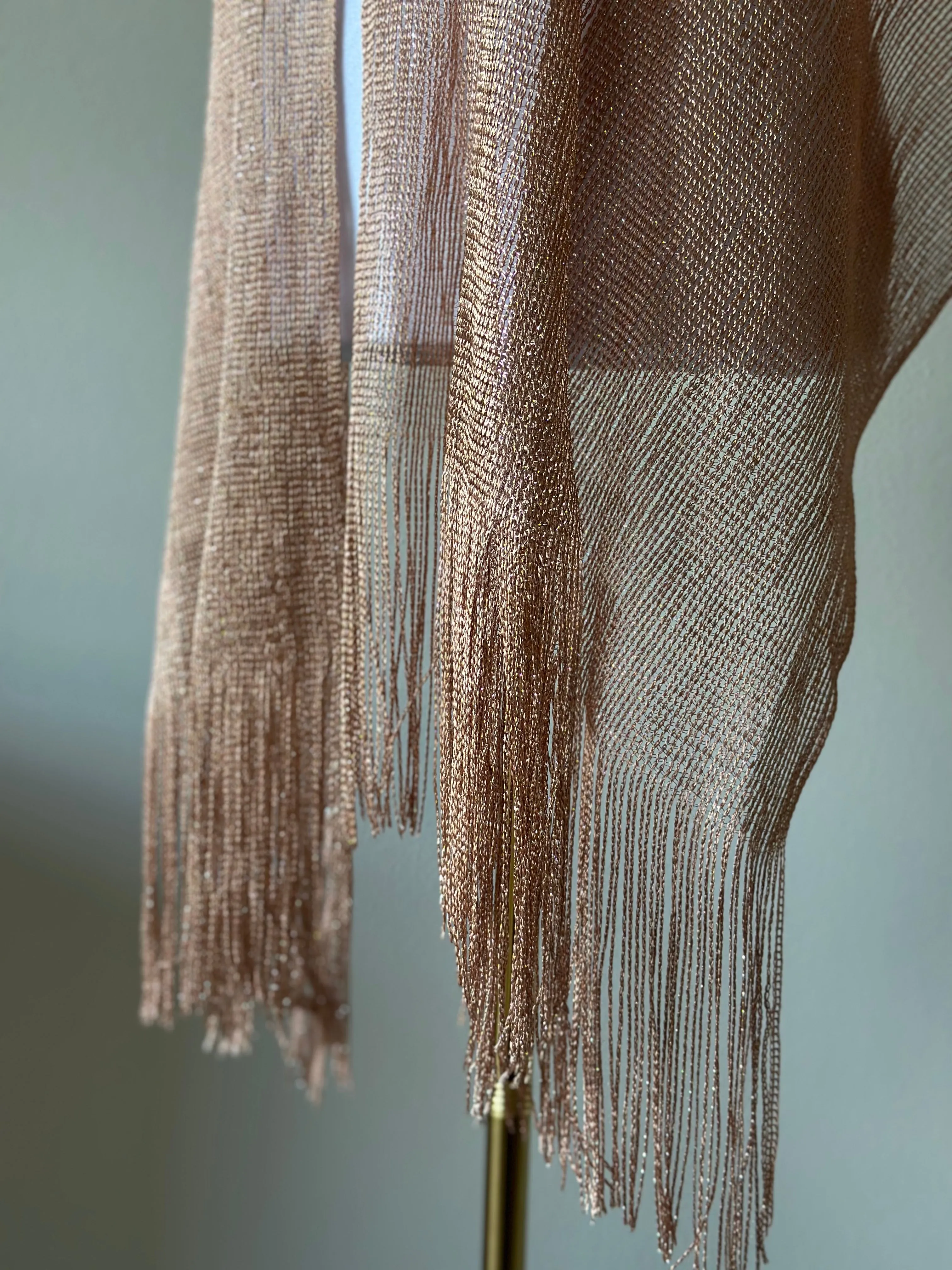Rose Gold Glitter Shawl