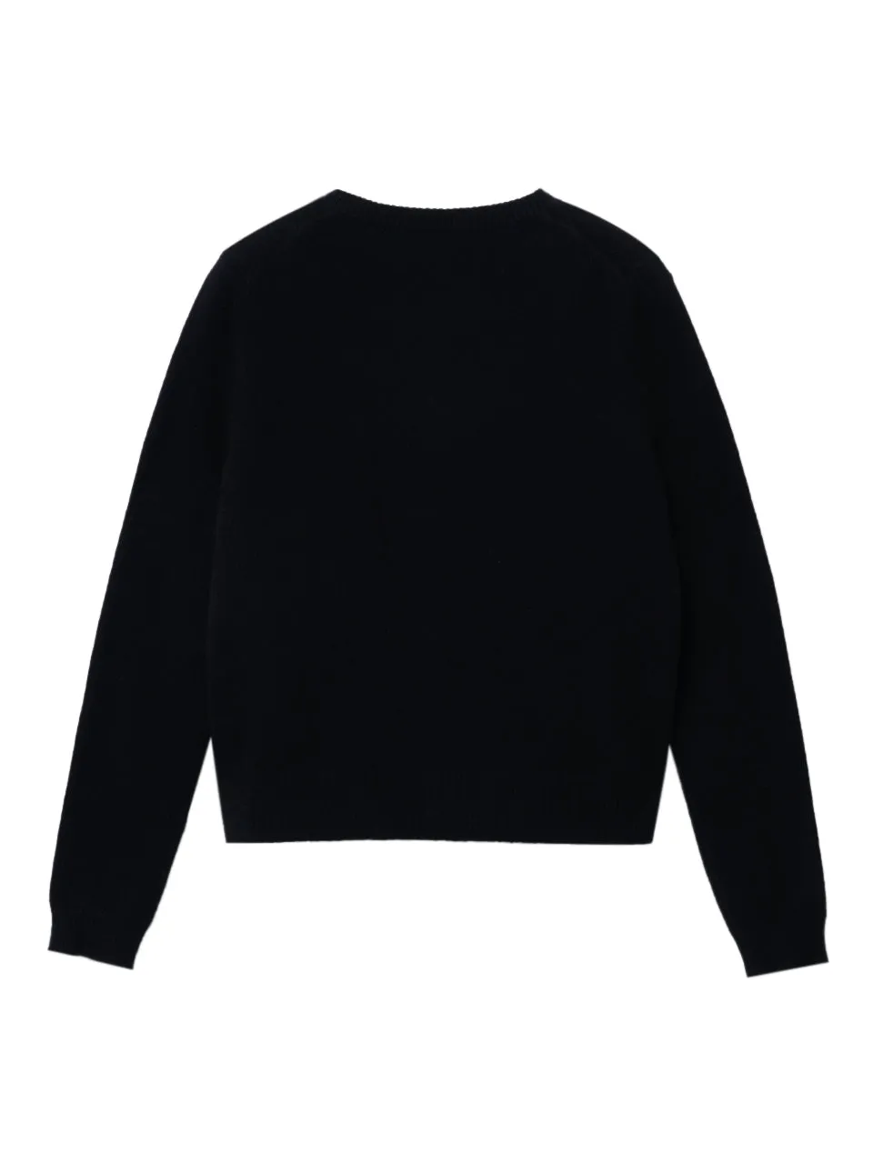 Round Neck Cardigan_Black