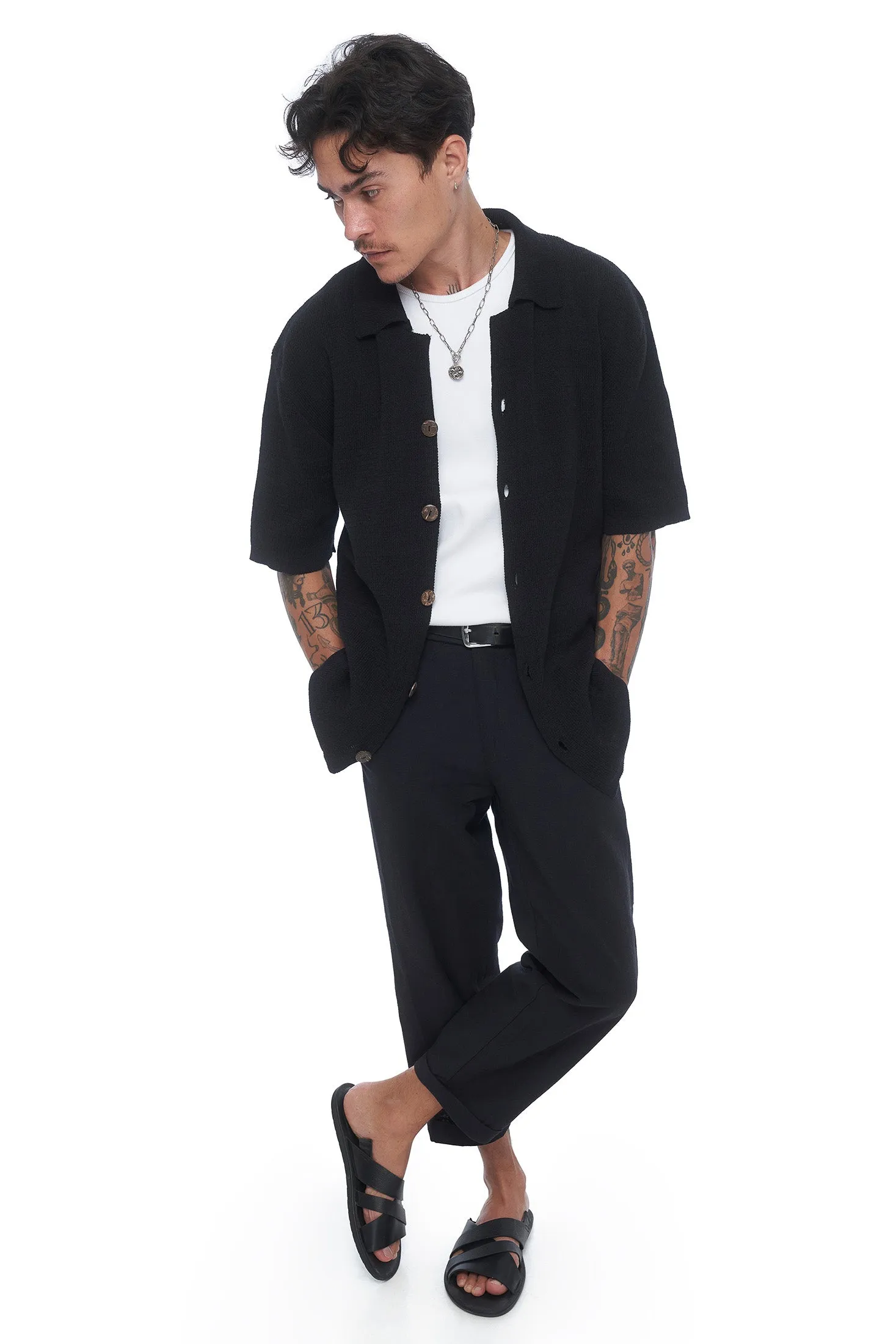Russell Knit SS - Black