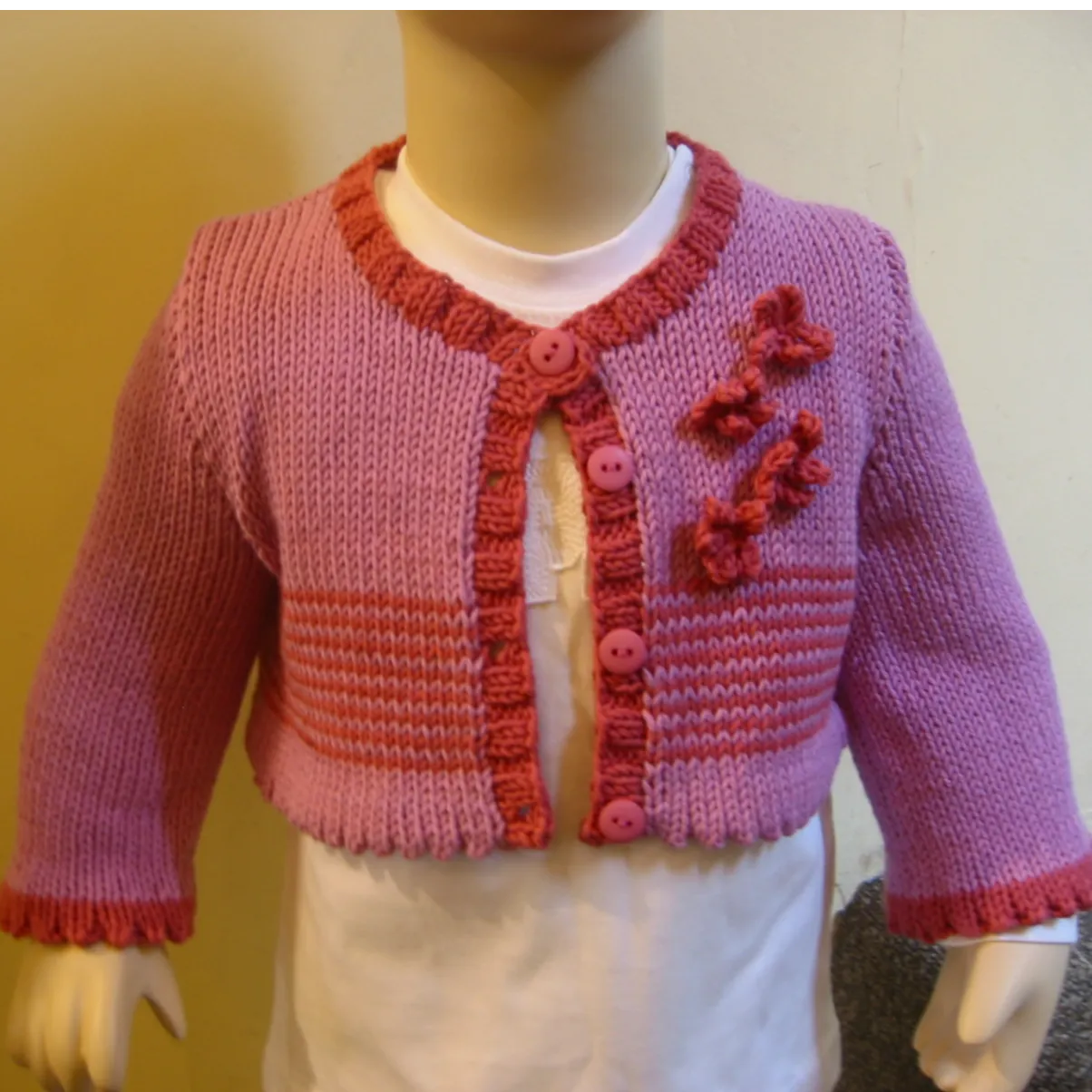 Scallop Edged Cardigan
