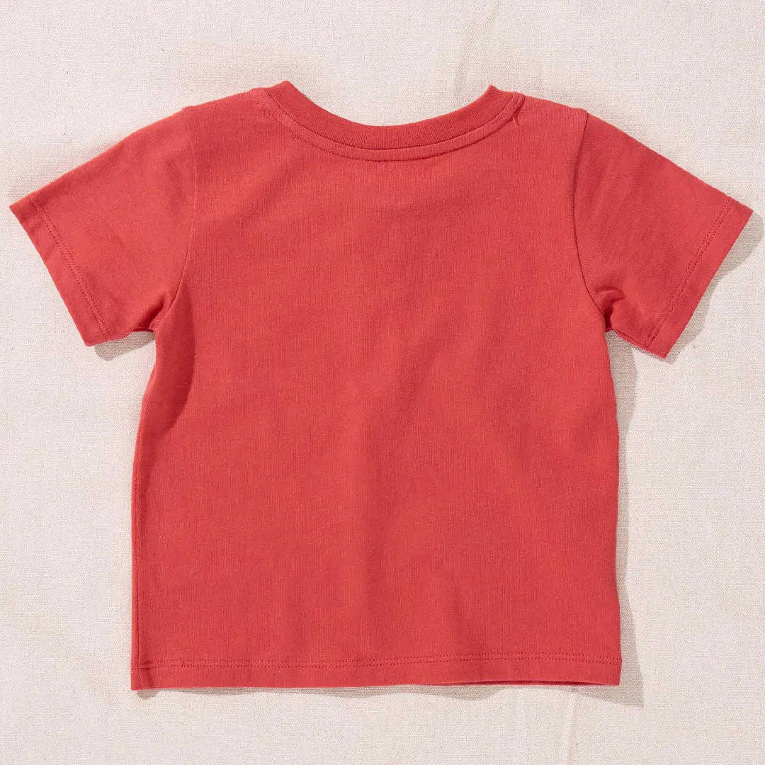 Scout Henley T-Shirt - Red