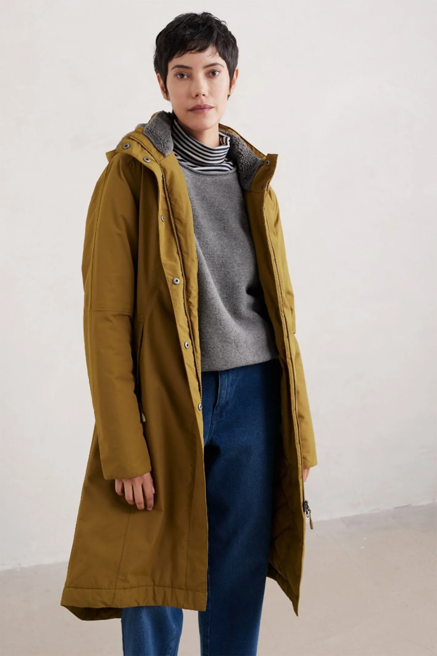 Seasalt Janelle Raincoat Oak B-RN35907-9288