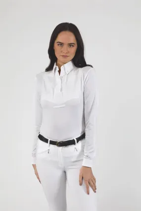 Shires Aubrion Long Sleeve Tie Shirt