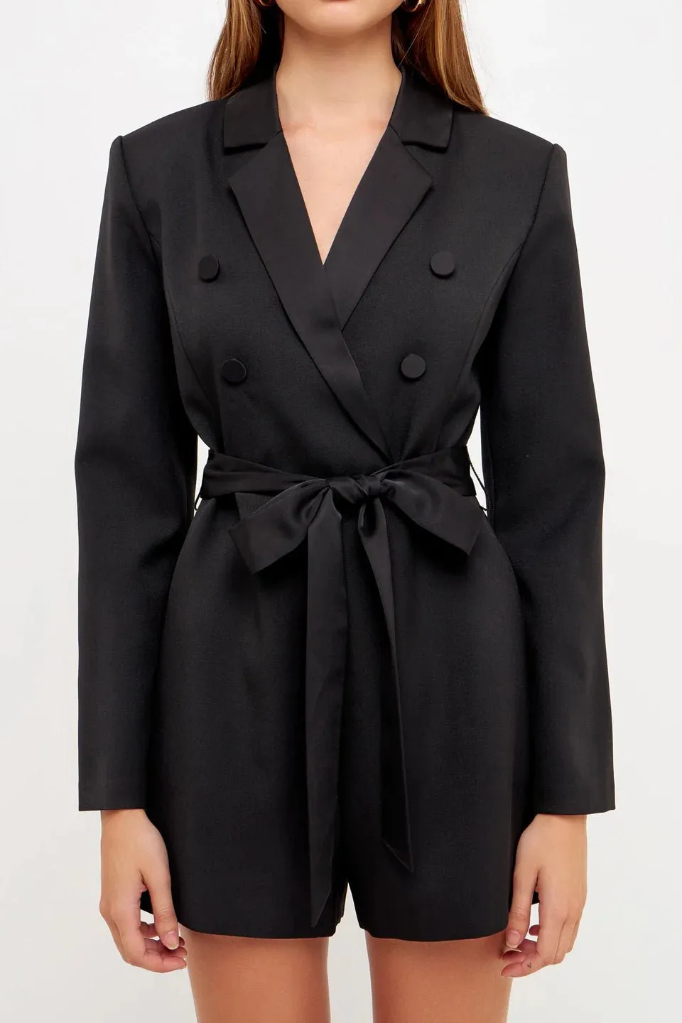 Short Blazer Romper