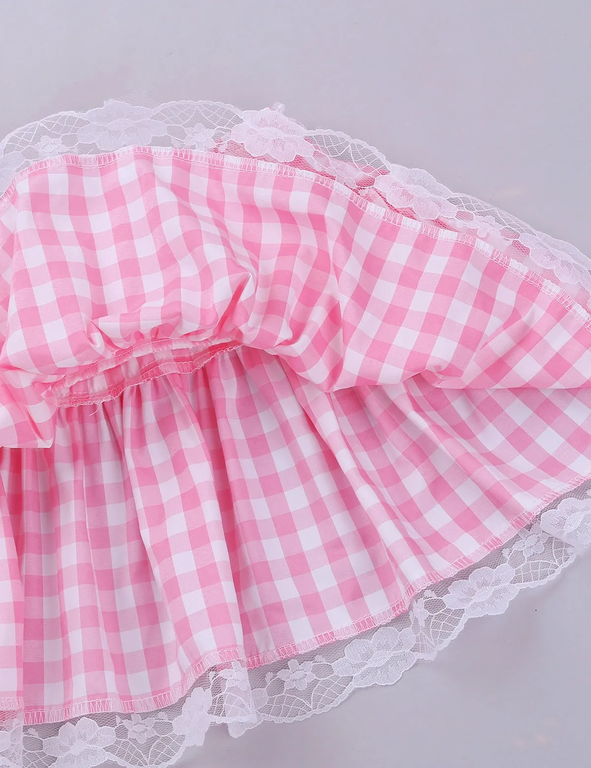 Sissy Skirt: Plaid Ruffled Mini Skirt for Crossdressers