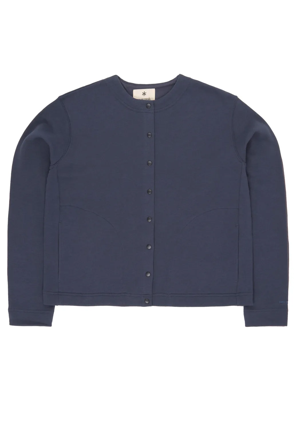 Snow Peak Women's Takibi Sweatshirt Cardigan - Navy