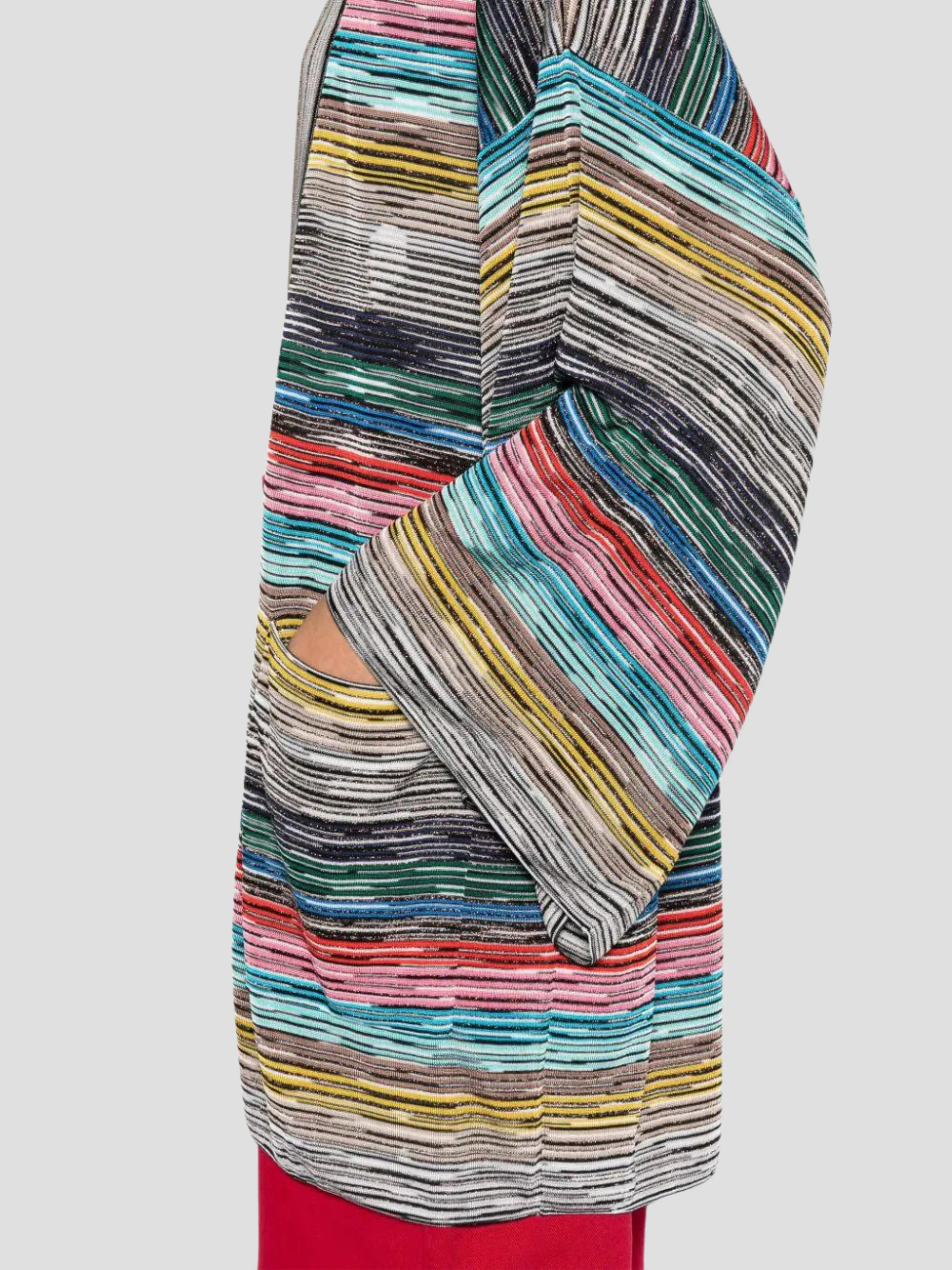 Space-Dyed Maxi Cardigan