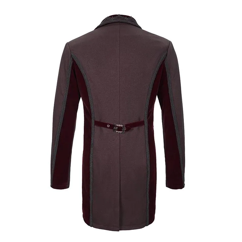 'Superstition' Gothic Dress Coat (Red)