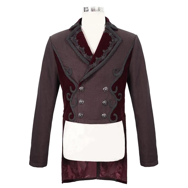 'Superstition' Gothic Dress Coat (Red)