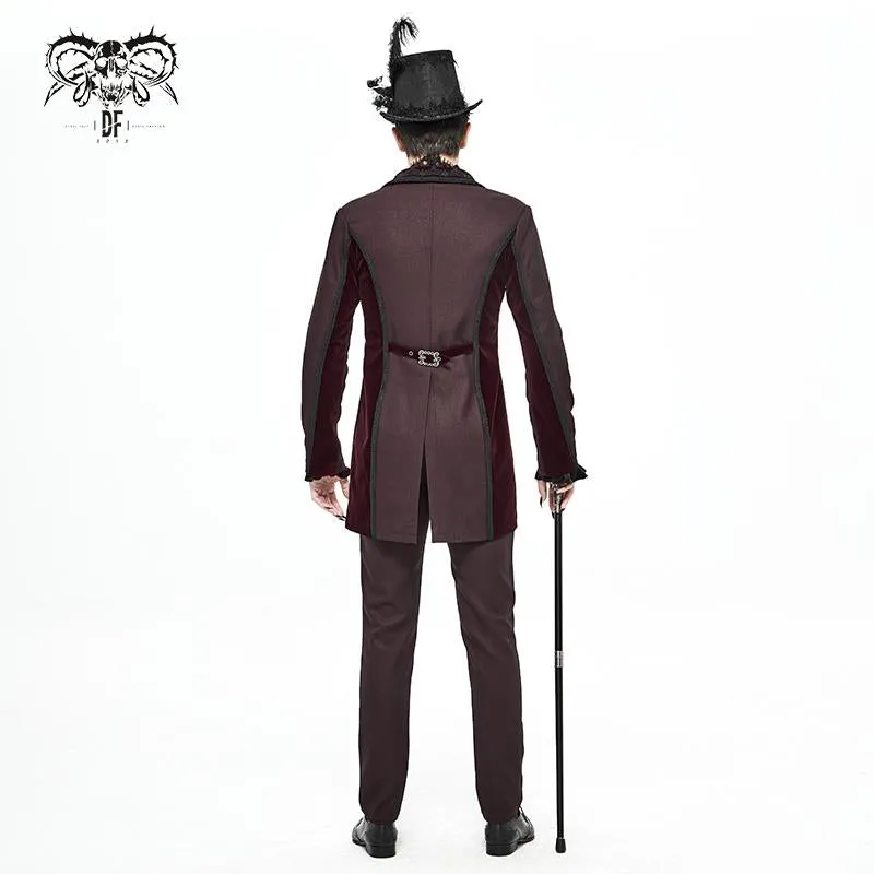 'Superstition' Gothic Dress Coat (Red)