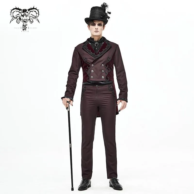 'Superstition' Gothic Dress Coat (Red)