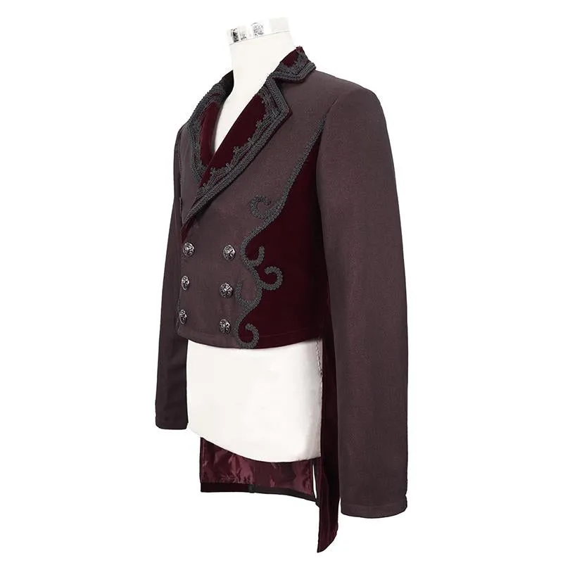 'Superstition' Gothic Dress Coat (Red)