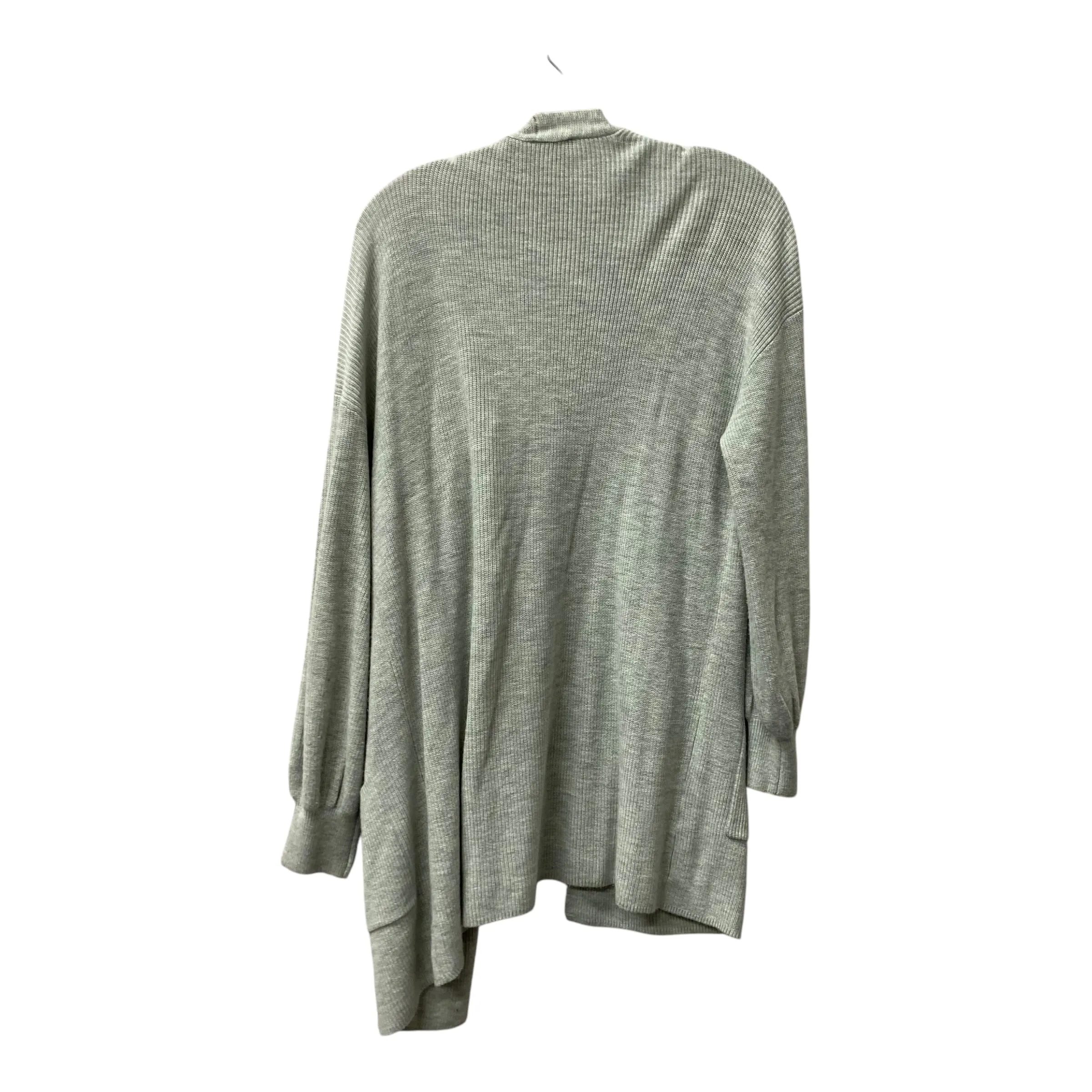 Sweater Cardigan By Loft In Grey, Size:S